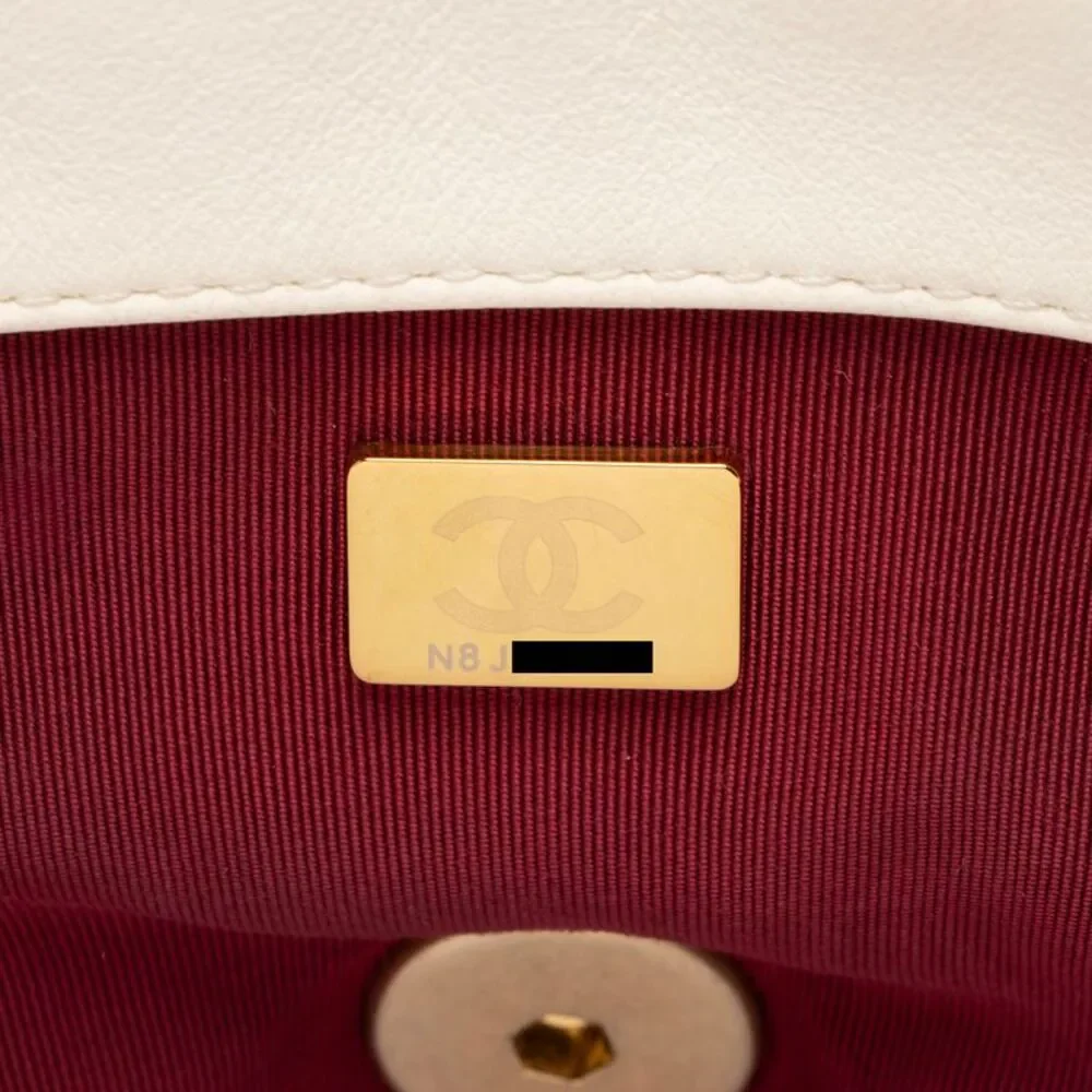 Chanel Lambskin 19 Medium Flap Shoulder Bag